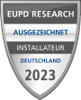 Ausgezeichnet: Installateur 2023 Deutschland (EUPD Research)